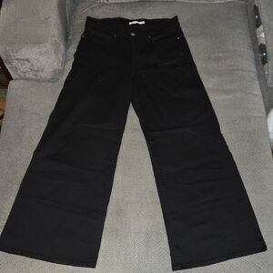 Levi's Black Wide Leg Jeans